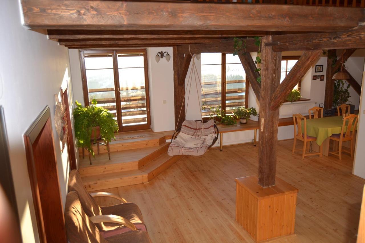 Ubytovani Na Hajence Bystrice nad Pernstejnem Bagian luar foto